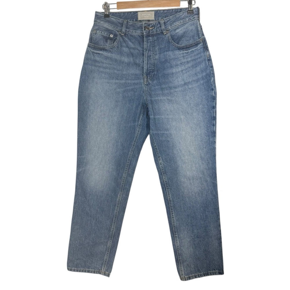 Everlane The Curvy 90s Cheeky Straight Jeans Size 30 Button Fly High Rise